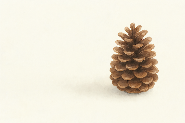 まつぼっくりイラスト