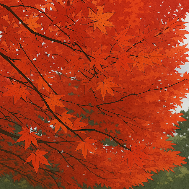 モミジの木イラスト