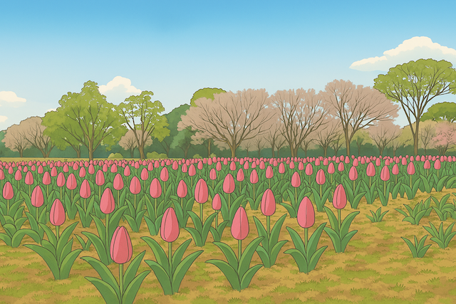 チューリップの花イラスト